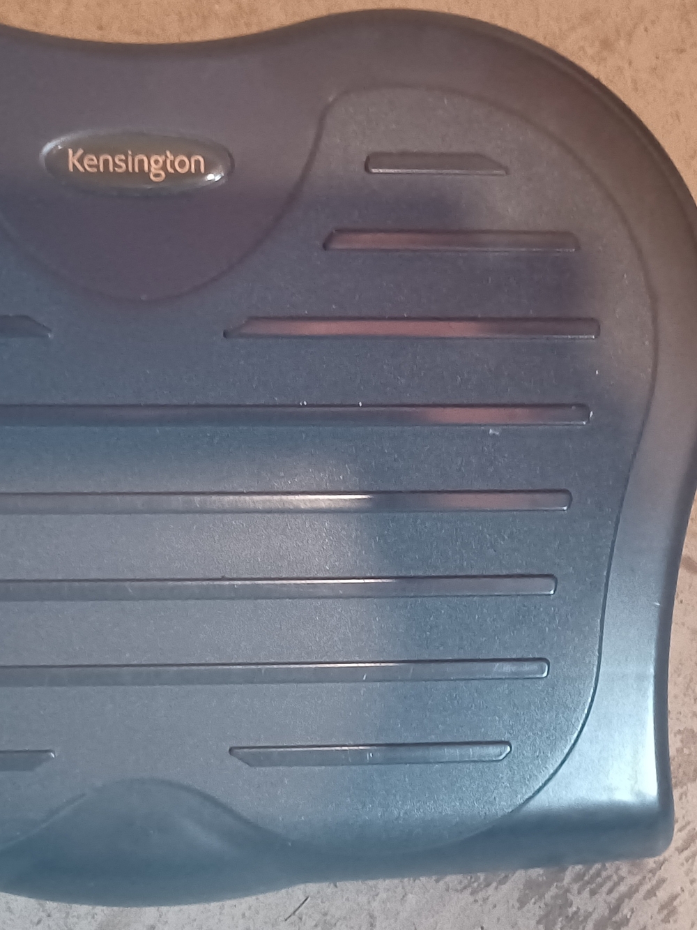 Kensington Black Foot Rest for Home Office Comfort